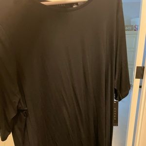 Black tunic length shirt